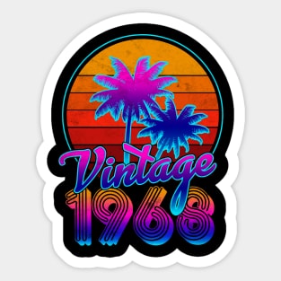 Vintage Classic 1968 Sticker